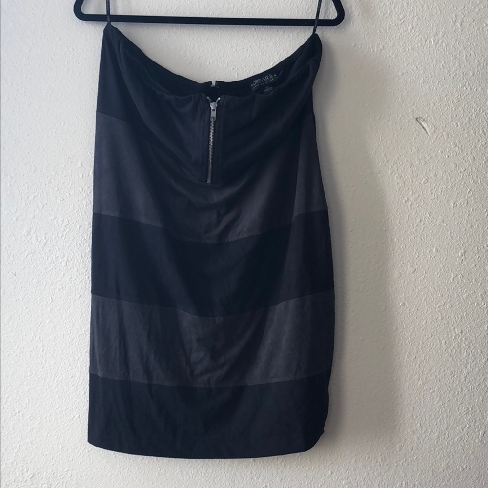 Strapless bodycon dress